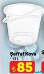 ŞEFFAF KOVA 13 L fiyat ve kampanya bilgisi